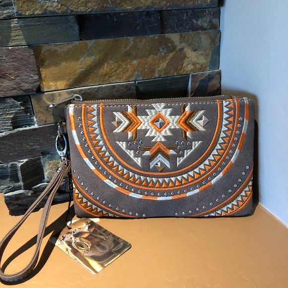 Beautiful New Montana West Wristlet